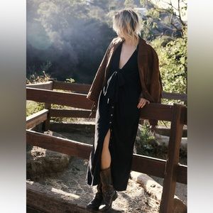 Free People Vintage Summer MIDI Dress size m